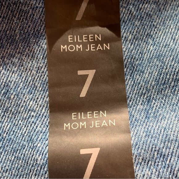 Empyre Eileen Mom Jeans Checkerboard Side Stripes Size 7 - Picture 8 of 12